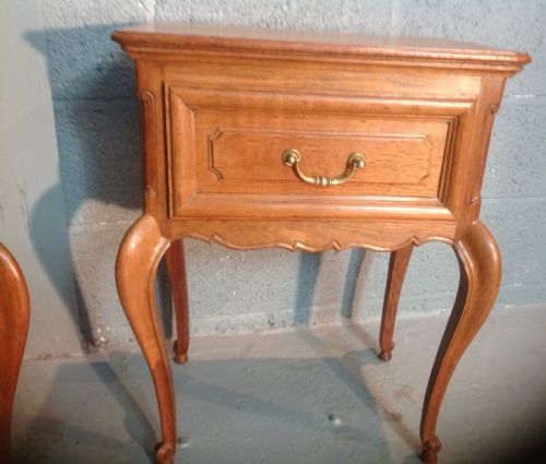PAIR OF FRENCH SIDE TABLES - ADDITIONAL PHOTO 1