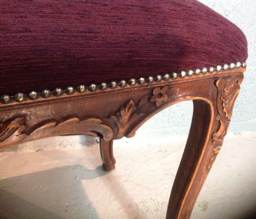 CARVED FRENCH WINDOW SEAT - ADDITIONAL PHOTO 1
