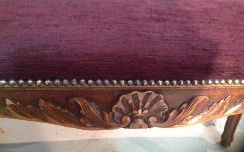 CARVED FRENCH WINDOW SEAT - ADDITIONAL PHOTO 2