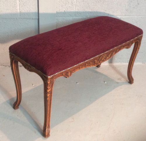 CARVED FRENCH WINDOW SEAT - ADDITIONAL PHOTO 3