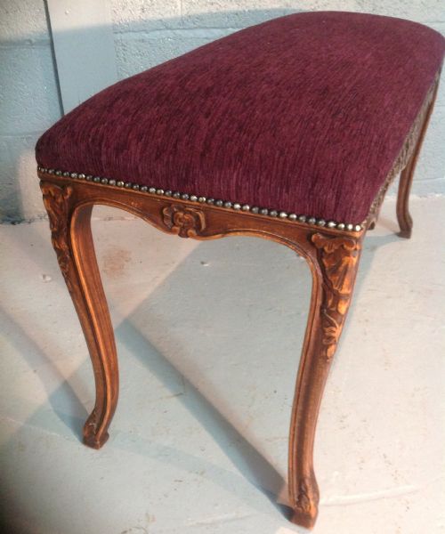 CARVED FRENCH WINDOW SEAT - ADDITIONAL PHOTO 4