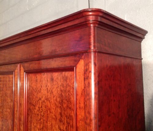 LARGE PLUM PUDDING FRENCH ARMOIRE - ADDITIONAL PHOTO 1