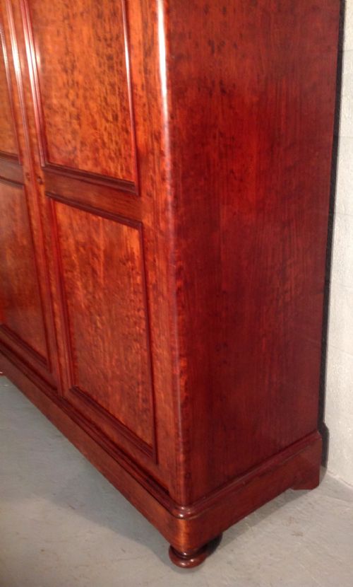LARGE PLUM PUDDING FRENCH ARMOIRE - ADDITIONAL PHOTO 2