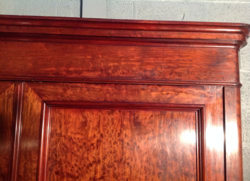 LARGE PLUM PUDDING FRENCH ARMOIRE - ADDITIONAL PHOTO 3