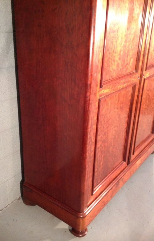 LARGE PLUM PUDDING FRENCH ARMOIRE - ADDITIONAL PHOTO 5