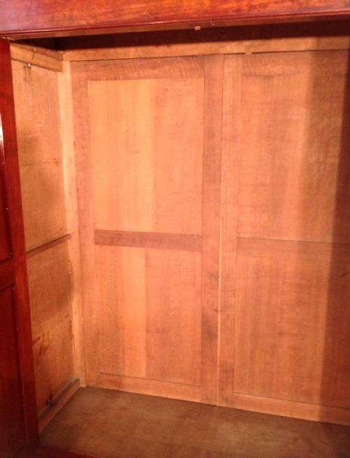 LARGE PLUM PUDDING FRENCH ARMOIRE - ADDITIONAL PHOTO 9
