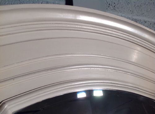 LARGE PAINTED FRENCH MIRROR - ADDITIONAL PHOTO 3