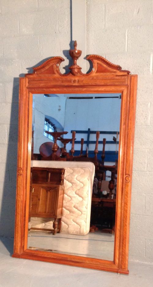 rosewood french wall mirror - CATEGORY: ANTIQUE MIRRORS - DATED 1900