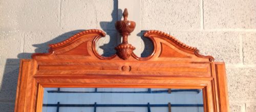 ROSEWOOD FRENCH WALL MIRROR - ADDITIONAL PHOTO 2