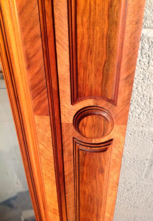 ROSEWOOD FRENCH WALL MIRROR - ADDITIONAL PHOTO 3
