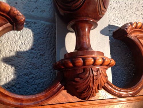 ROSEWOOD FRENCH WALL MIRROR - ADDITIONAL PHOTO 5