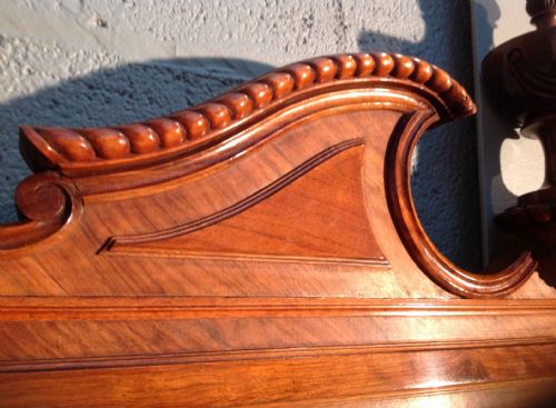 ROSEWOOD FRENCH WALL MIRROR - ADDITIONAL PHOTO 6