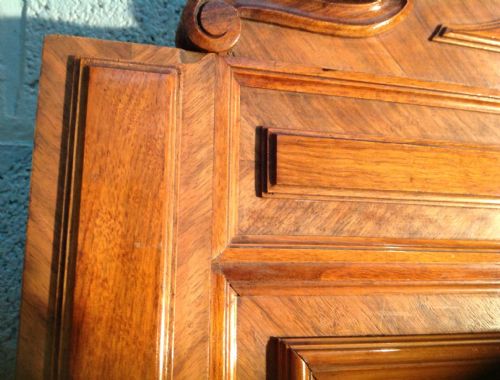 ROSEWOOD FRENCH WALL MIRROR - ADDITIONAL PHOTO 8