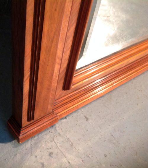 ROSEWOOD FRENCH WALL MIRROR - ADDITIONAL PHOTO 9