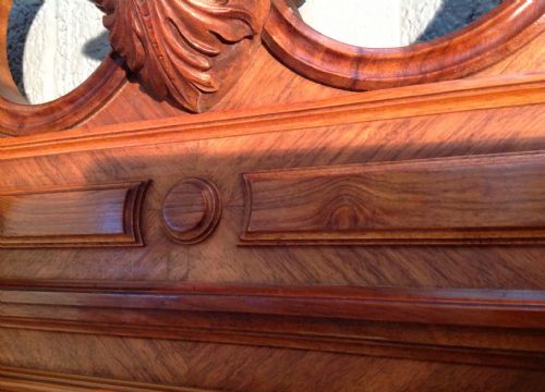 ROSEWOOD FRENCH WALL MIRROR - ADDITIONAL PHOTO 10
