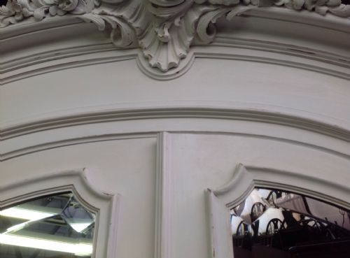 PAINTED FRENCH ARMOIRE - ADDITIONAL PHOTO 7