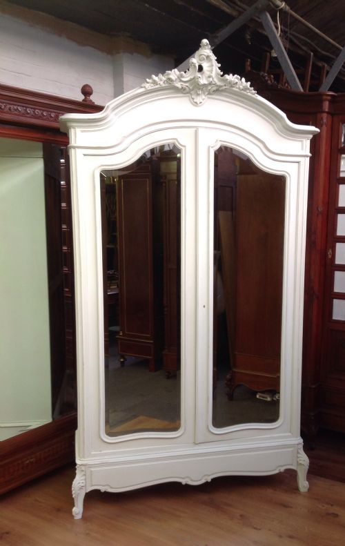 PAINTED FRENCH ARMOIRE - ADDITIONAL PHOTO 13