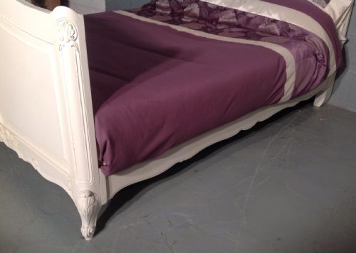 PAINTED FRENCH KINGSIZE BED - ADDITIONAL PHOTO 3