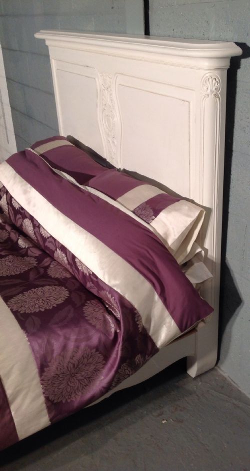 PAINTED FRENCH KINGSIZE BED - ADDITIONAL PHOTO 5