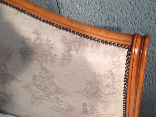 FRENCH KINGSIZE BED NEWLY UPHOLSTERED - ADDITIONAL PHOTO 4