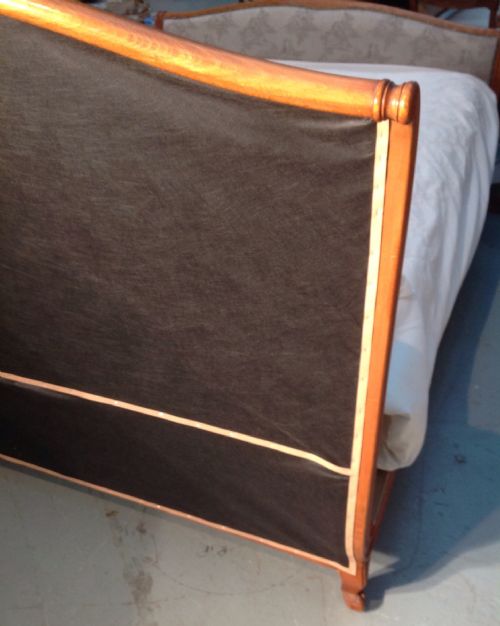 FRENCH KINGSIZE BED NEWLY UPHOLSTERED - ADDITIONAL PHOTO 9
