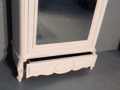PAINTED FRENCH ARMOIRE - ADDITIONAL PHOTO 1