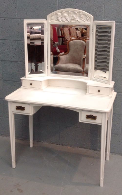 PAINTED FRENCH ARTS AND CRAFTS DRESSING TABLE - ADDITIONAL PHOTO 8