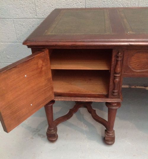 FRENCH OAK PARTNERS DESK - ADDITIONAL PHOTO 8