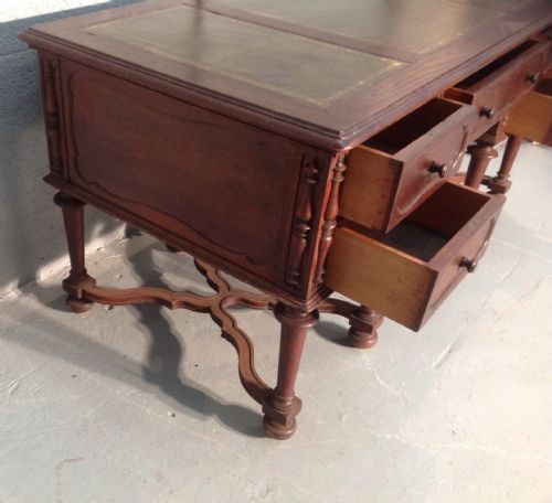FRENCH OAK PARTNERS DESK - ADDITIONAL PHOTO 10