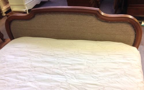 CARVED WALNUT FRENCH BED - ADDITIONAL PHOTO 6