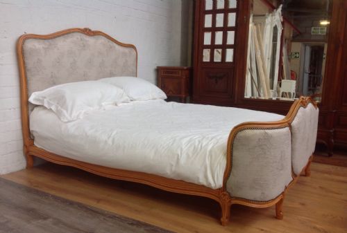 FRENCH WALNUT CORBEILLE CARVED BED - ADDITIONAL PHOTO 6