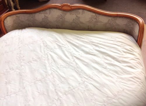 FRENCH WALNUT CORBEILLE CARVED BED - ADDITIONAL PHOTO 10