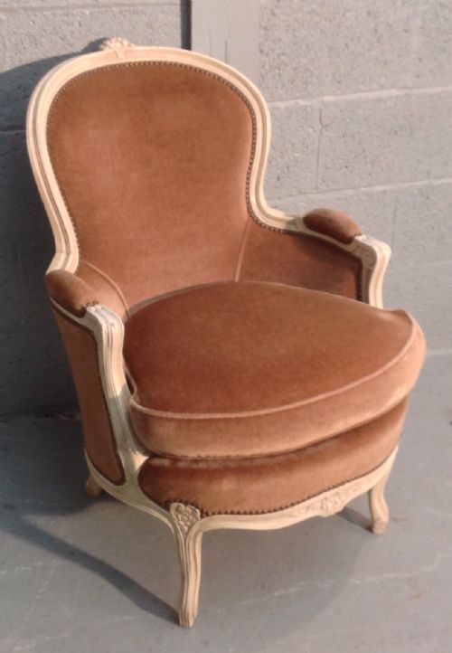 french painted armchair - CATEGORY: ANTIQUE CHAIRS - DATED 1920