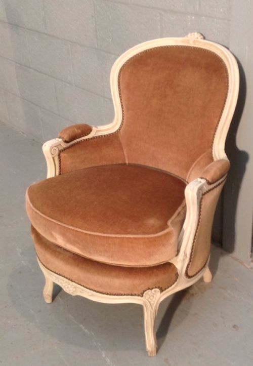 FRENCH PAINTED ARMCHAIR - ADDITIONAL PHOTO 1