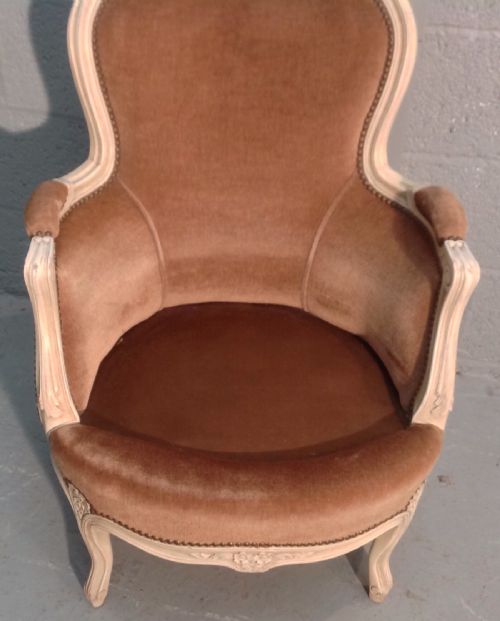 FRENCH PAINTED ARMCHAIR - ADDITIONAL PHOTO 4