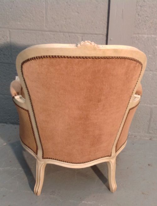 FRENCH PAINTED ARMCHAIR - ADDITIONAL PHOTO 5