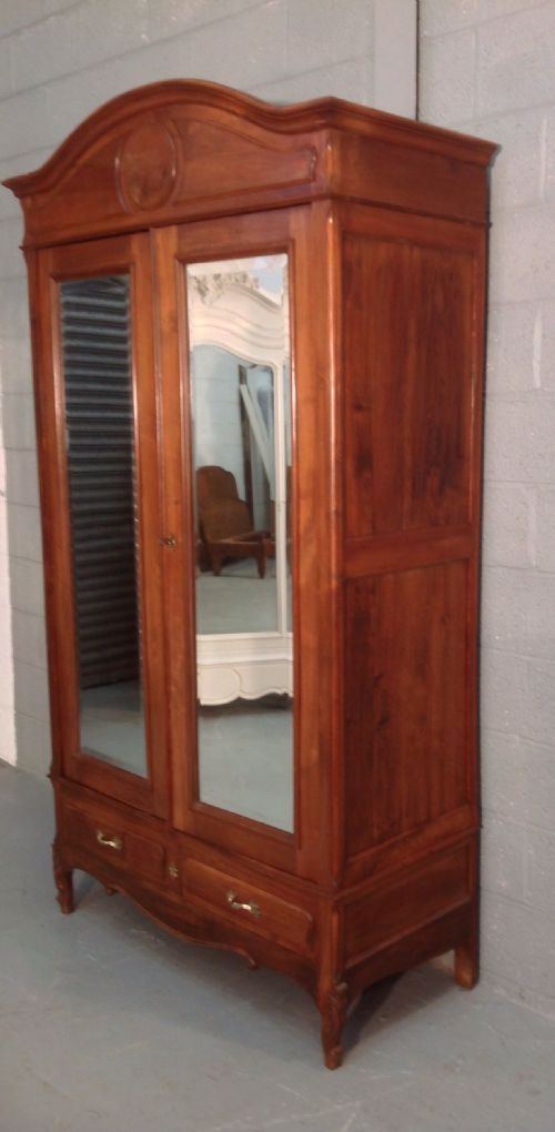 FRENCH WALNUT ARMOIRE - ADDITIONAL PHOTO 5