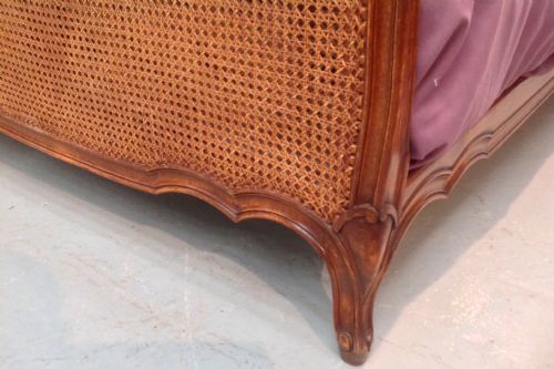 PAIR OF FRENCH BERGERE SINGLE BEDS - ADDITIONAL PHOTO 7