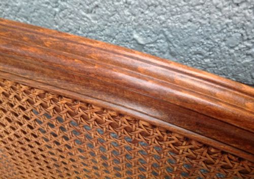 PAIR OF FRENCH BERGERE SINGLE BEDS - ADDITIONAL PHOTO 8