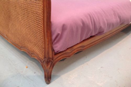 PAIR OF FRENCH BERGERE SINGLE BEDS - ADDITIONAL PHOTO 10