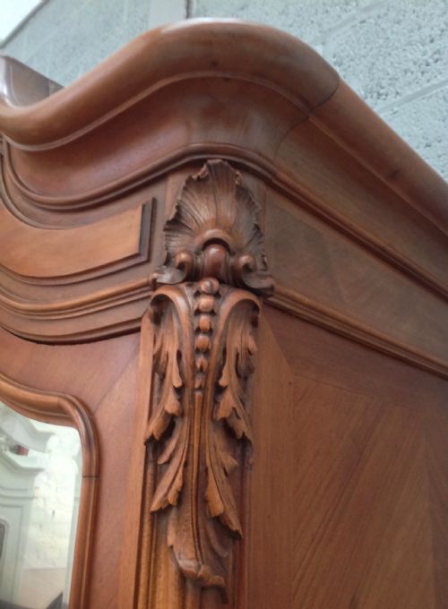 WALNUT FRENCH ARMOIRE - ADDITIONAL PHOTO 6