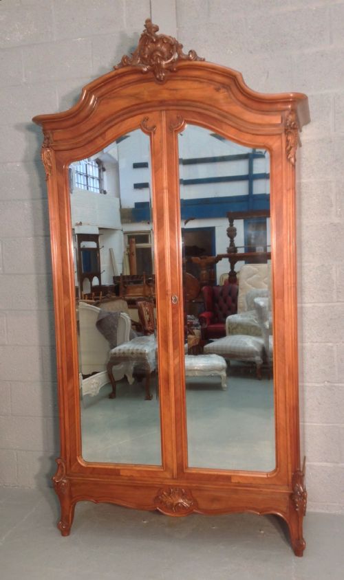 WALNUT FRENCH ARMOIRE - ADDITIONAL PHOTO 9