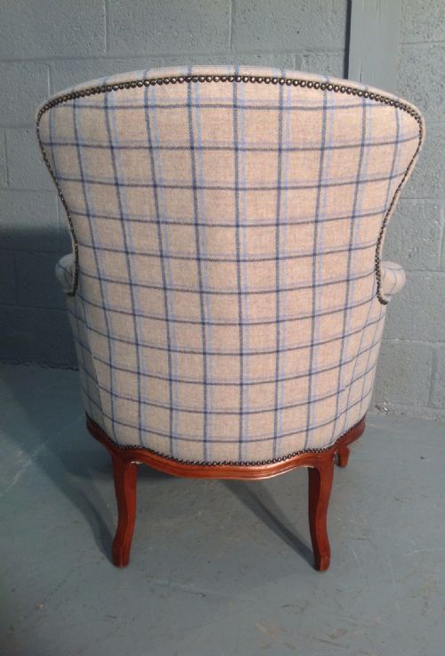 UPHOLSTERED FRENCH CHAIR AND STOOL - ADDITIONAL PHOTO 7
