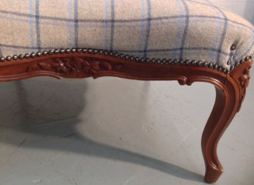 UPHOLSTERED FRENCH CHAIR AND STOOL - ADDITIONAL PHOTO 10