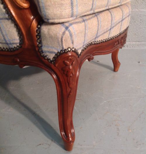 UPHOLSTERED FRENCH CHAIR AND STOOL - ADDITIONAL PHOTO 11