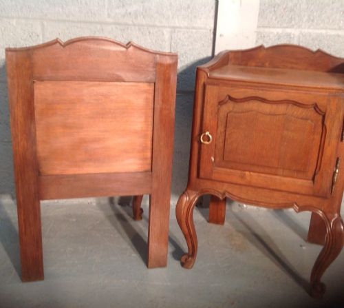 PAIR OF FRENCH BEDSIDE CABINETS - ADDITIONAL PHOTO 4