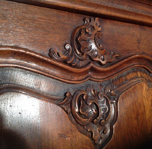 OUTSTANDING CARVED FRENCH ARMOIRE - ADDITIONAL PHOTO 6