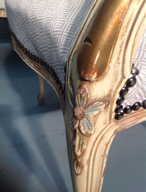 SET OF 5 FRENCH ARMCHAIRS - ADDITIONAL PHOTO 1
