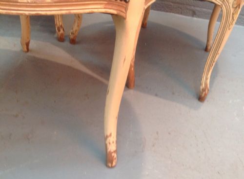 SET OF 5 FRENCH ARMCHAIRS - ADDITIONAL PHOTO 4