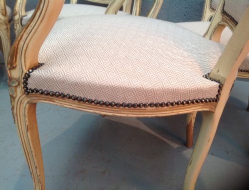 SET OF 5 FRENCH ARMCHAIRS - ADDITIONAL PHOTO 5